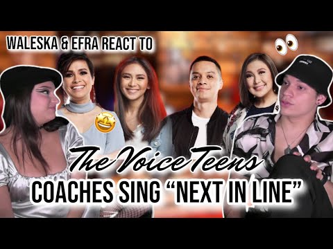 Waleska & Efra react to Coaches ONLY JAM session in The Voice Teen's| Lea, Sharon, Sarah & Bamboo 😍