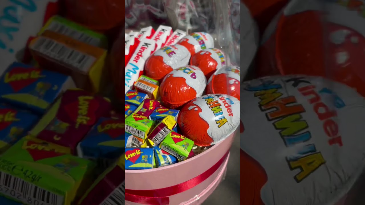 Kinder gift box 💝 #4k