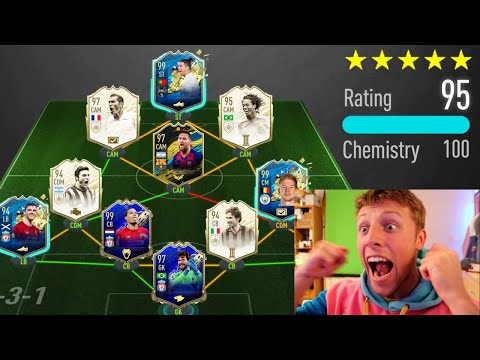 WORLDS FIRST 195 RATED FUT DRAFT!! - FIFA 20