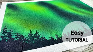 This Watercolor Northern Lights Trick Will BLOW Your Mind
