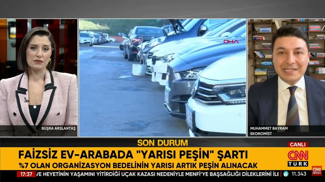 Faizsiz Ev  Arabada ''Yarısı Peşin'' Şartı