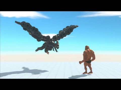 Black Dragon VS Every Strong Units - New Update Animal Revolt Battle Simulator