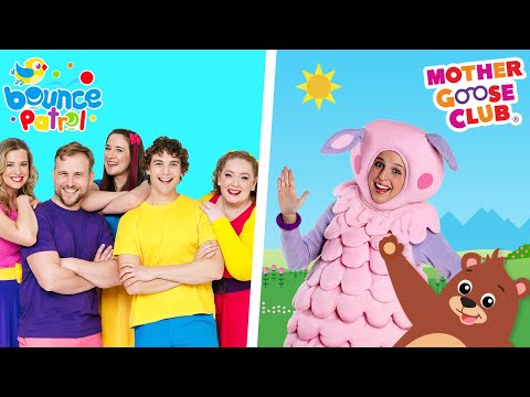 If Animals Danced 🦘🐘 🐸 | Mother Goose Club Sings Bounce Patrol | Nursery Rhymes