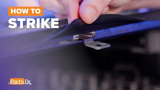 How to replace Door Strike part # WPW10544004 on your Whirlpool Dishwasher