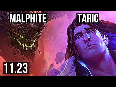 MALPHITE & Draven vs TARIC & Miss Fortune (SUP) | 300+ games, 1/3/14 | NA Master | 11.23