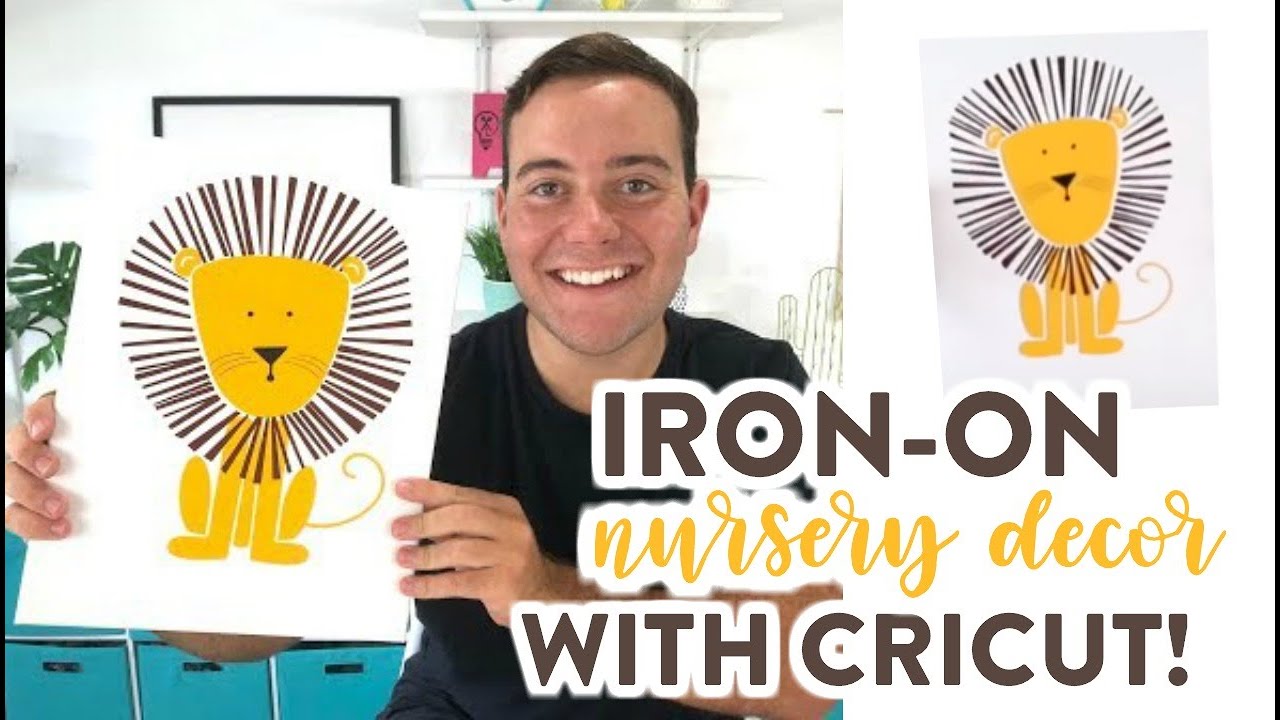 IRONON NURSERY DECOR WITH CRICUT! Makers Gonna Learn