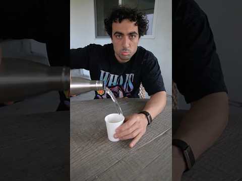 Lighting a Paper Cup On Fire With Water Inside