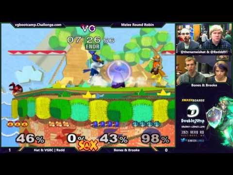 S@X Monthly - Hat & VGBC | Redd Vs. Bones & Brooke - SSBM RR LF