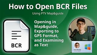 How to Open BCR Files (Map&guide Station List)