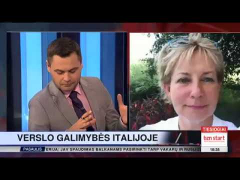 Verslo galimybÄs Italijoje – INFO TV ir āBZN startā laida