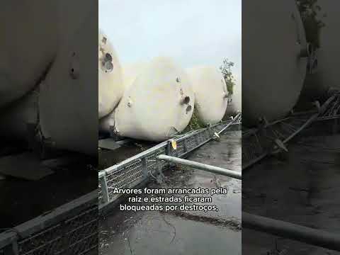 O tornado que ninguém esperava em Flores da Cunha, no Rio Grande do Sul