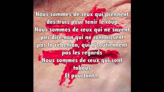 fauve ≠ De ceux avec paroles