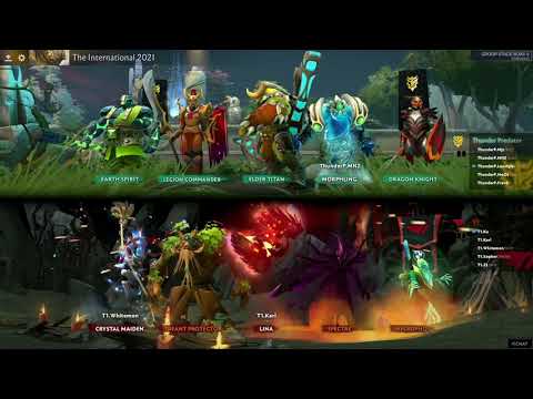 [EN] T1 vs Thunder Predator - Dota 2 The International 2021 - Group Stage Day 4