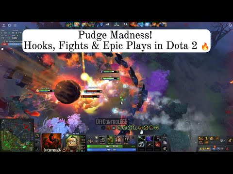 Unstoppable Pudge! Insane Hooks & Teamfight Domination ⚔️