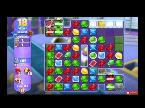 Wonka's World of Candy Level 852 NO BOOSTERS - A S GAMING ✔