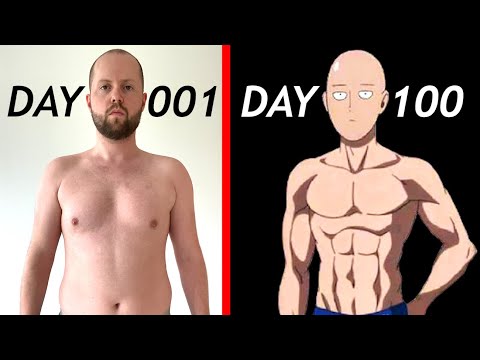100 Days of One Punch Man Workout | Transformation Results