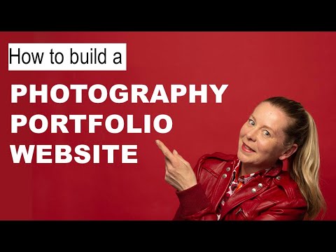 How to build a photography portfolio website - FREE photography website templates