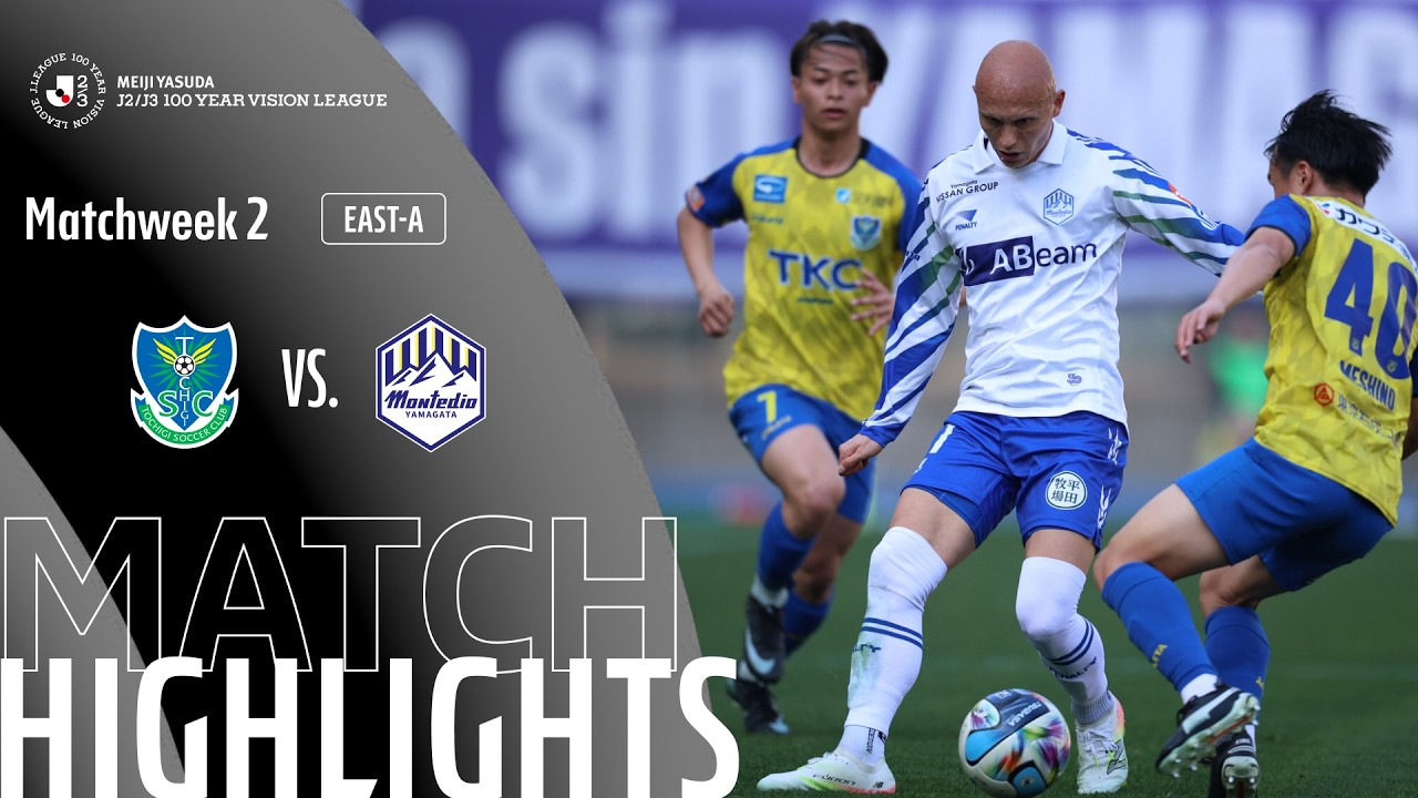 Tochigi SC vs Montedio Yamagata Highlights
