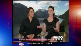 Craig Horner & Bridget Regan - FOX 40 Live