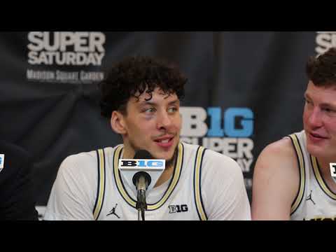 Juwan Howard, Jon Teske, Brandon Johns Jr & Zavier Simpson talk Rutgers postgame