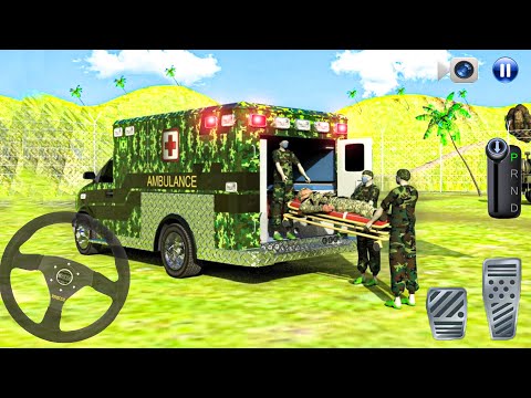 Real Offroad Army Ambulance Driving 2021 - Best Ambulance Games - Android Gameplay