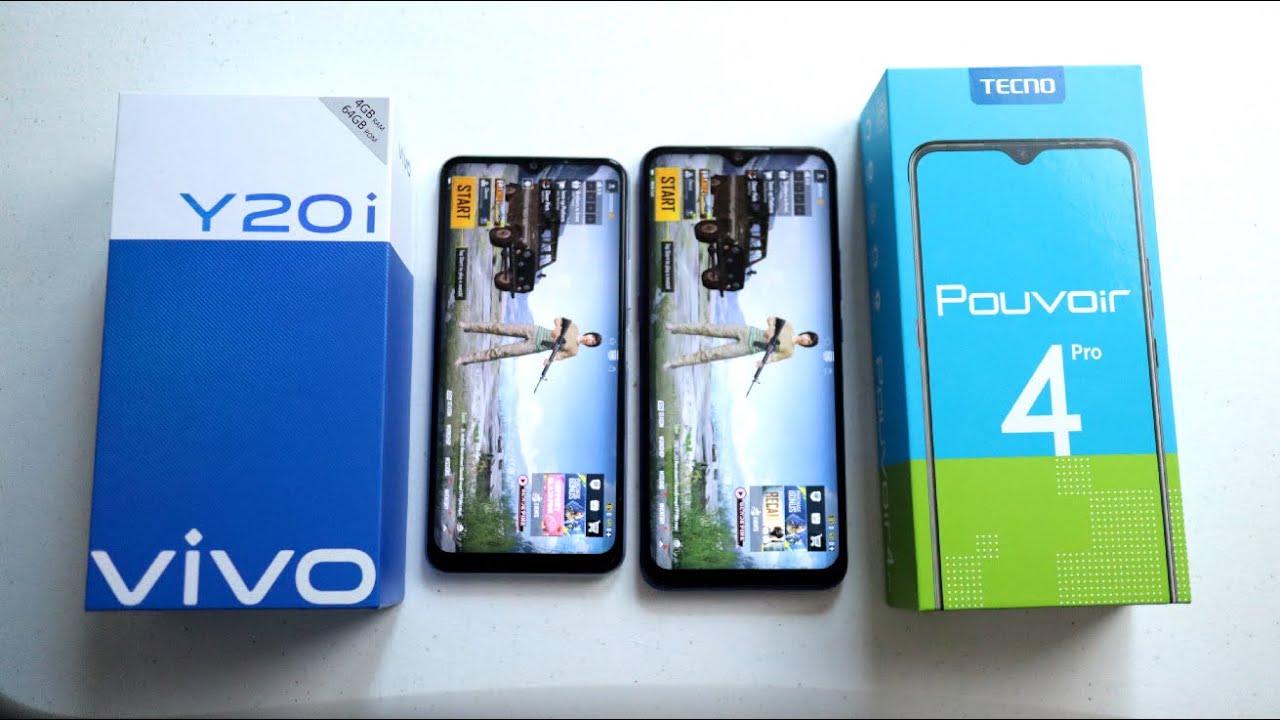 Vivo Y20i Vs Tecno Pouvoir 4 Pro Comparison (Battery,Camera,Gaming & Specs)