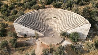 Antiphellos Ancient Theatre / Antik Tiyatro, Kaş, Antalya | HAVADAN DRONE GÖRÜNTÜLERİ