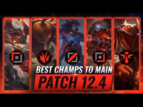 TOP 3 Champions To MAIN For EVERY ROLE in Patch 12.4 - League of Legends Season 12