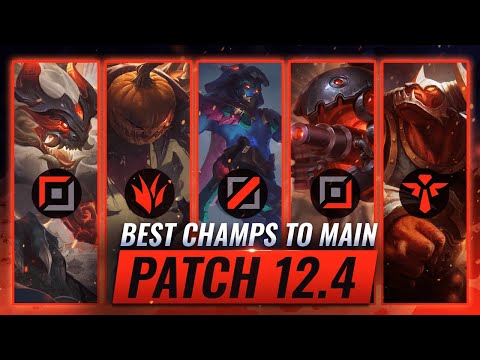 TOP 3 Champions To MAIN For EVERY ROLE in Patch 12.4 - League of Legends Season 12