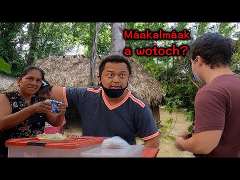 American Shocks Jungle Village by Speaking Ancient Mayan Language