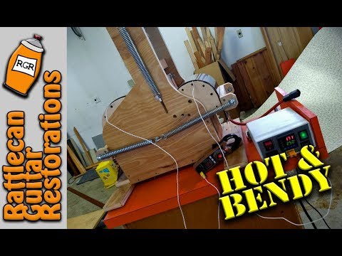 bending wood binding REGAL parlor guitar | RATTLECAN GUITAR RESTORATIONS by James O’Rear