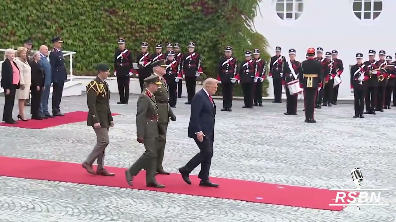 WATCH: President Trump Participates in an Arrival Ceremony in Ireland, Sep. 12, 2026
