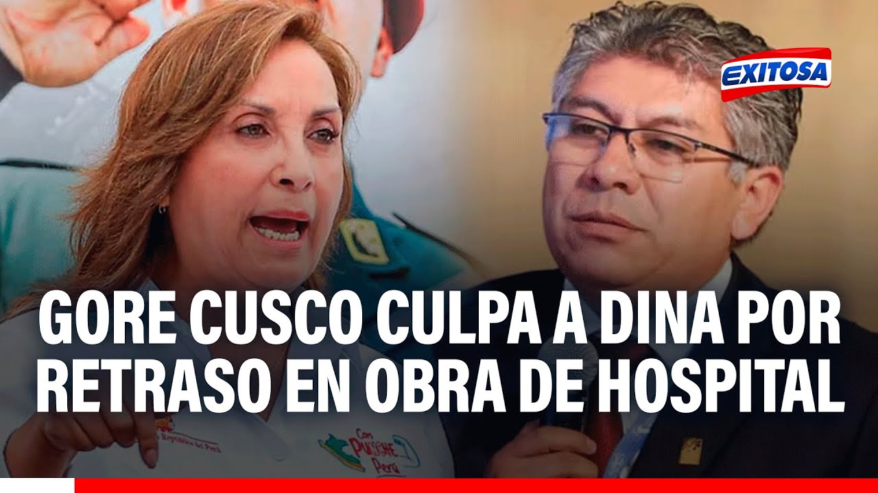 🔴🔵Hospital Antonio Lorena: GORE Cusco culpa a Dina Boluarte por retraso en entrega de obra