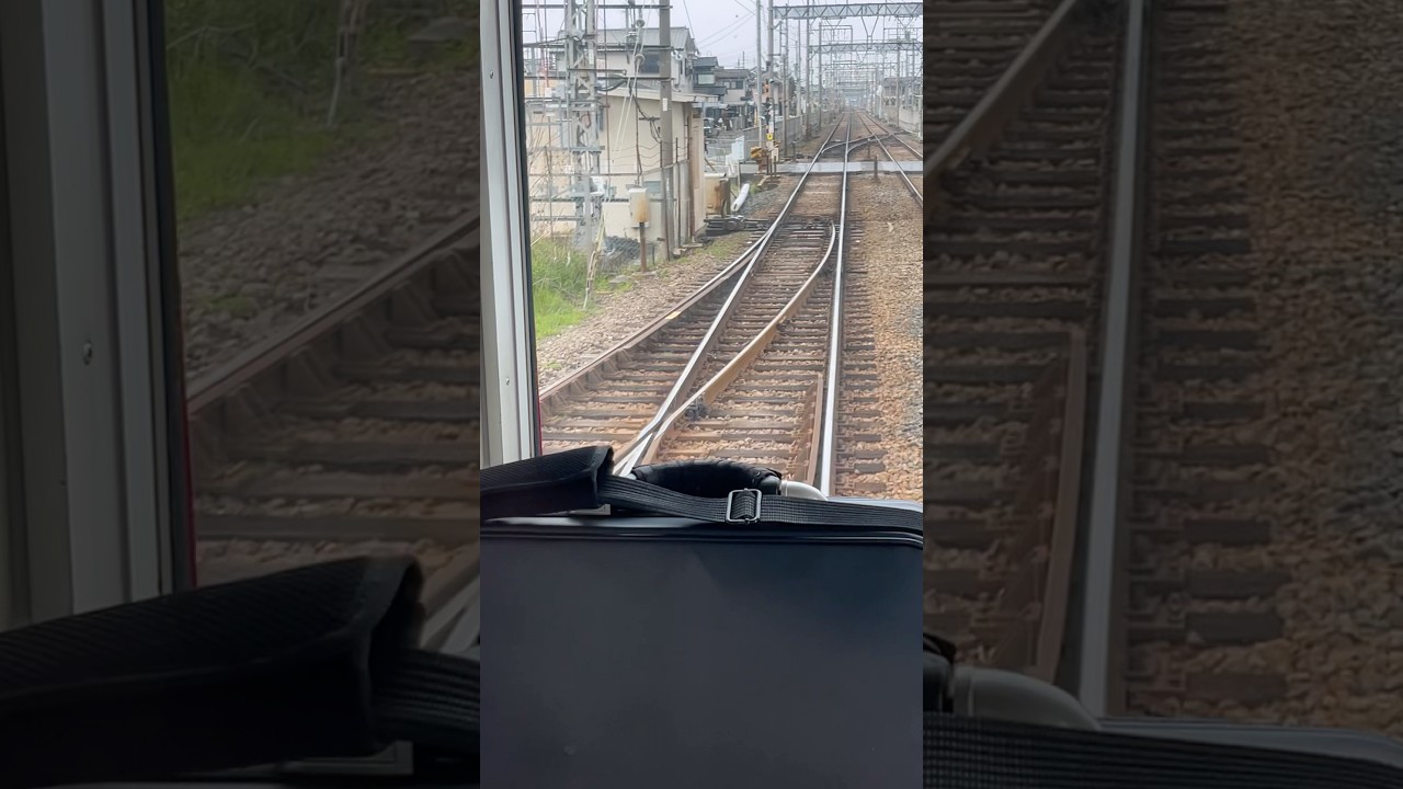 【橿原線】列車が通る所を見た事ない...田原本線の渡り線2026.3.29#shorts#近鉄