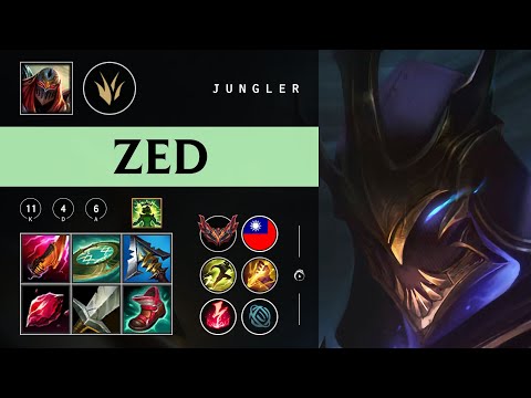 Zed Jungle vs Master Yi - TW Grandmaster Patch 26.02