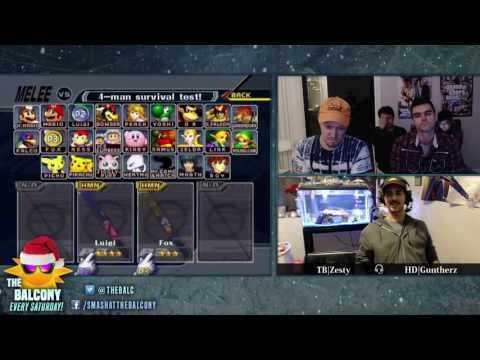Melee @ the Balcony 75 - Winners R2 ft. TheLiteralWurst (Luigi) VS Kramer (Fox)