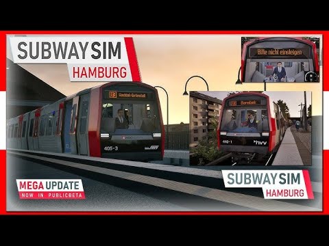 SubwaySim Hamburg Gameplay | MEGA UPDATE ist endlich da! | Was ist neu? | Hochbahn | [Deutsch/HD]