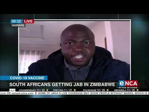 COVID 19 Vaccine South Africans getting jab in Zimbabwe