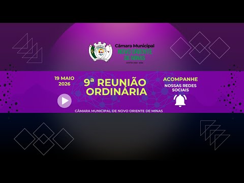 9ª REUNIÃO ORDINÁRIA