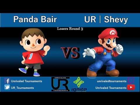 Ignition #5 Losers Round 3 - Panda Bair (Villager) vs UR | Shevy (Mario)