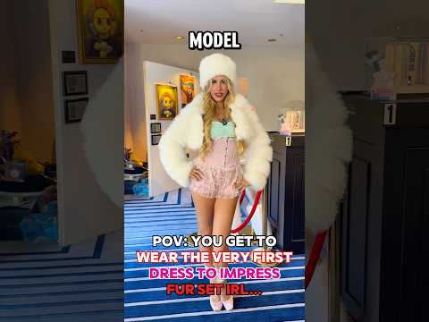 WEARING The OG “FUR SET” in DRESS TO IMPRESS IN REAL LIFE! 💃💖