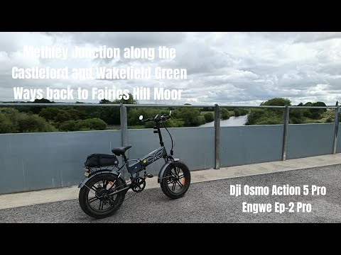 Methley Junction along the Castleford and Wakefield Green Ways back to Fairies Hill Moor