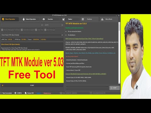 TFT MTK Module V 5 0  Free Download, Android V12 Support, All Error Fix, more models add