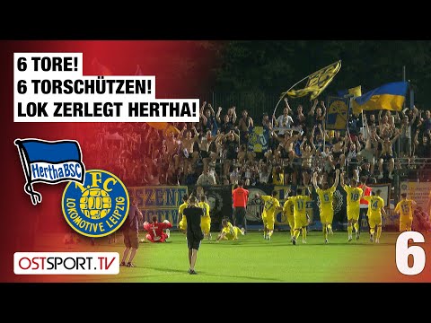 6 goals! 6 scorers! Lok thrashes Hertha: Hertha II vs. 1. FC Lok Leipzig | Regionalliga Nordost