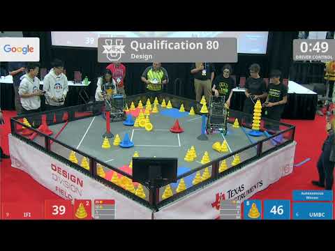 2018 VEXU Design Q80 - IFI vs UMBC - 93 to 86