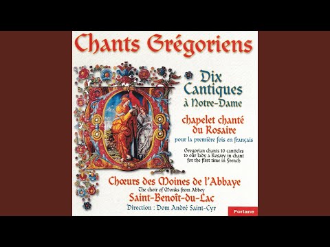 Chapelet chanté : Cantique à l'orgue - Vers l'autel de Marie