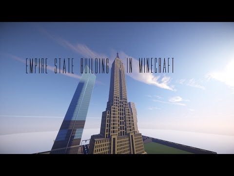 TBergCreations - EMPIRE STATE BUILDING - Minecraft Timelapse