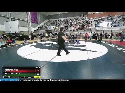 43 Lbs 3rd Place Match - Kendall Moe, IN Vs Katie Biscoglia, IA C65a