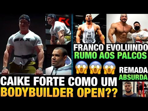 CAIKE COM FORÇA DE OPEN ? - FRANCO EVOLUINDO RÁPIDO - ZANCA 220KG NA REMADA + WILLIAM , NICK E MAIS