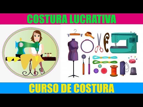 AULAS DE COSTURA CURSO DE CORTE, MOLDE E COSTURA COSTURA PARA INICIANTES COSTURA PASSO A PASSO